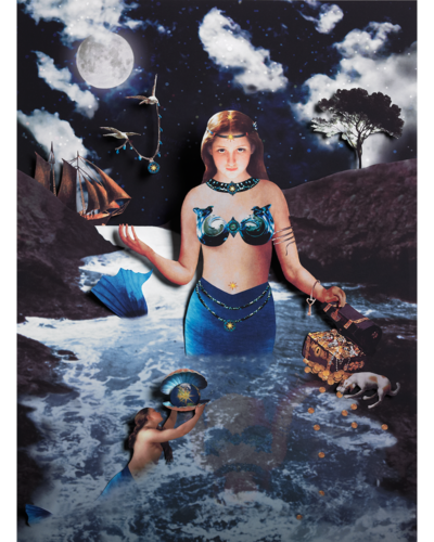 Swimming in Abundance  -  22 x 26"