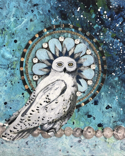 Awakening to who I've always been  -  6 x 6"