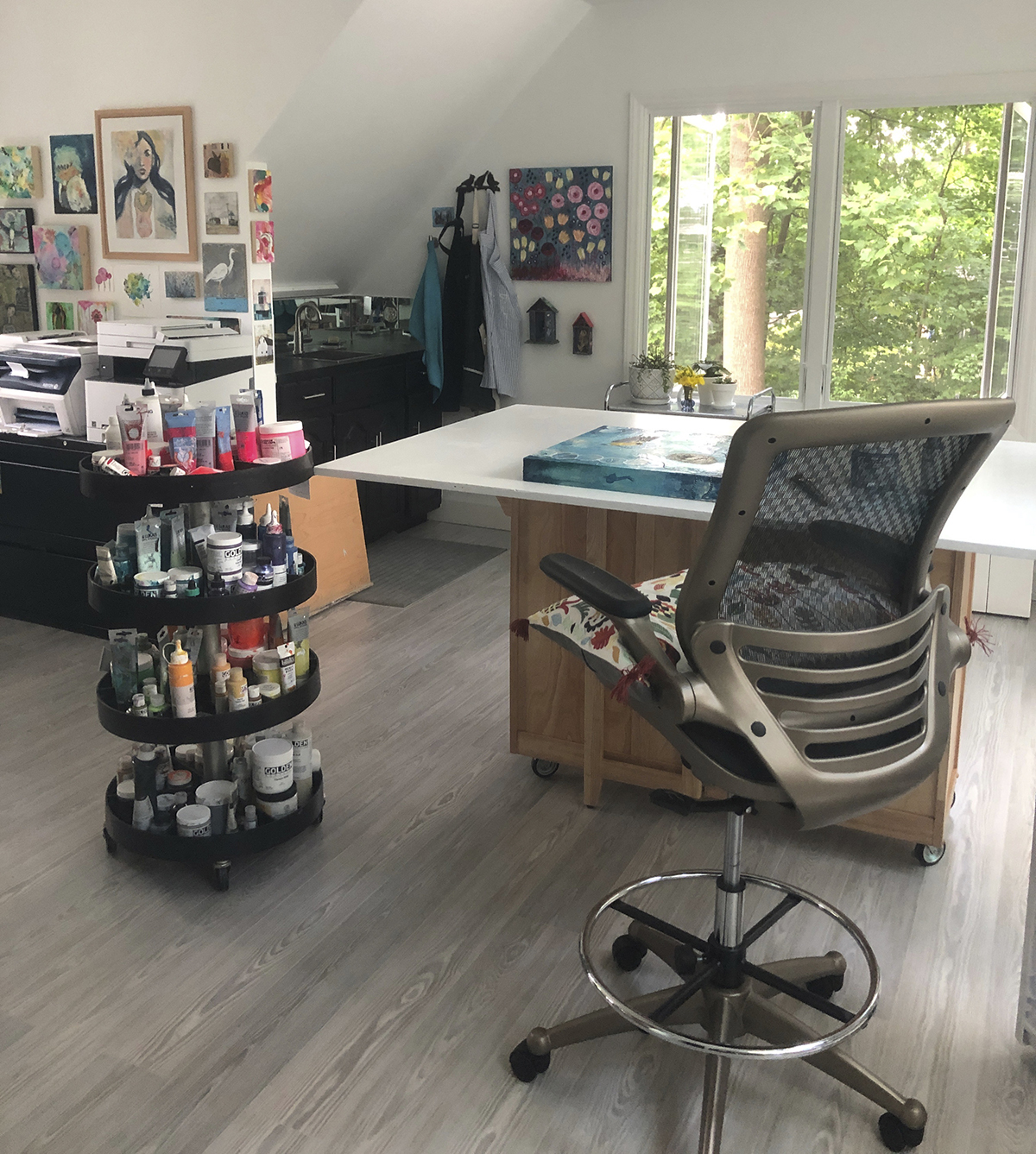 long angle of studio