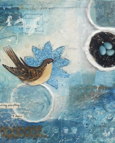 Receiving everything I desire  -  8 x 8"