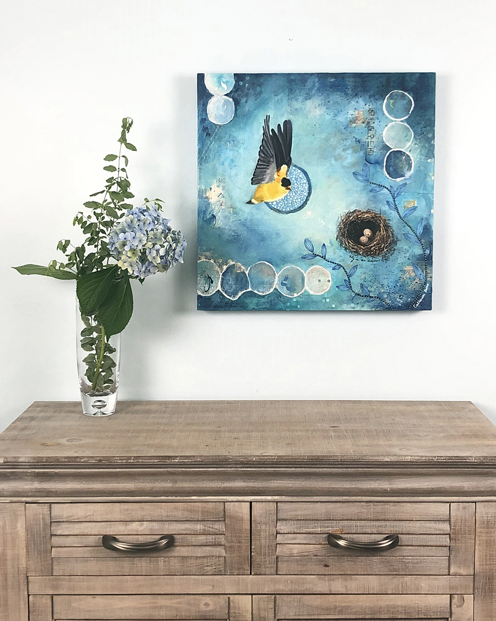 Fly in the direction of your deepest calling - 18 x 18" - Image 3