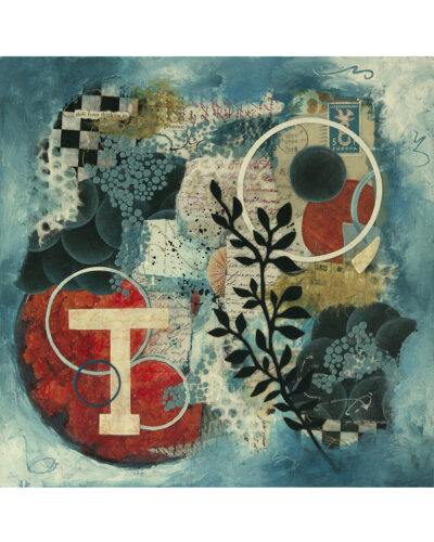 Shift from thinking to presence  -  13" x 13"