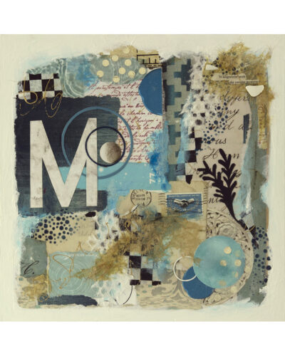 In alignment with the present moment  -  13" x 13"