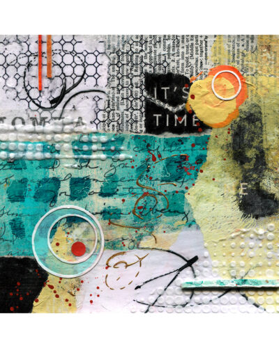 It's time   -   6" x  6"