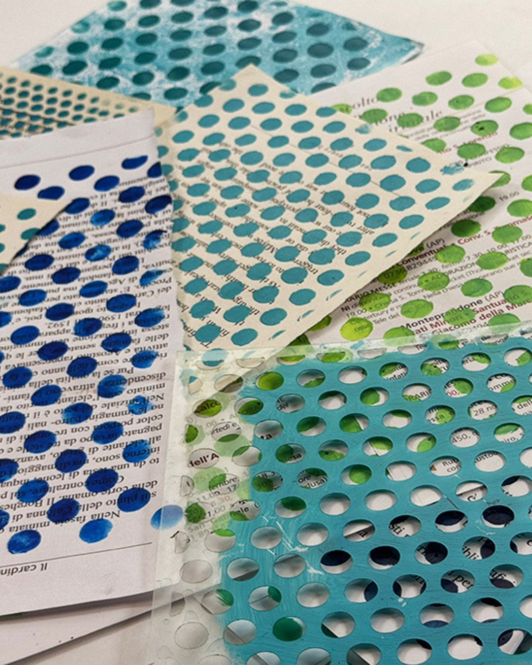 Create Playful Polka Dot Collage Papers